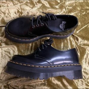 1461 Black platform doc martens